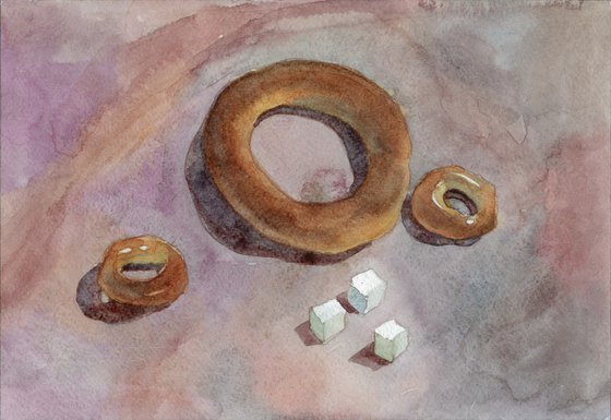 Still life with bagels