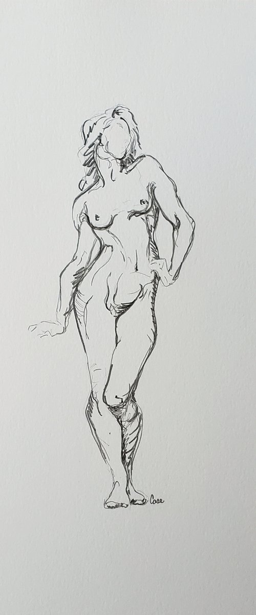 "Movement" - Figure - Nude - Female by Katrina Case
