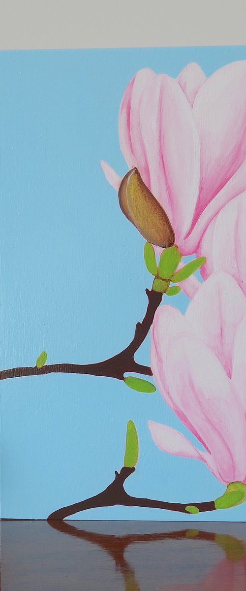 Tulip Magnolia Trio by Susan Porter