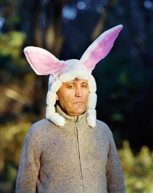 Dad With Bunny Ears (From series To Mom, Dad And My Two Brothers) by Aida Chehrehgosha
