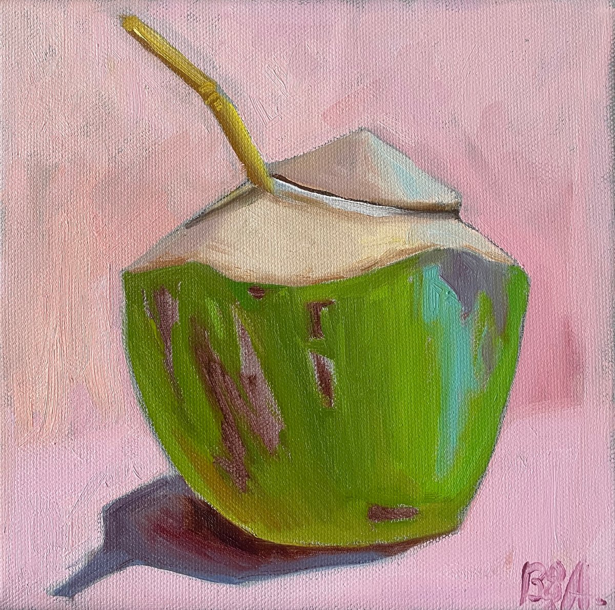 young coconut by Anna Bogushevskaya