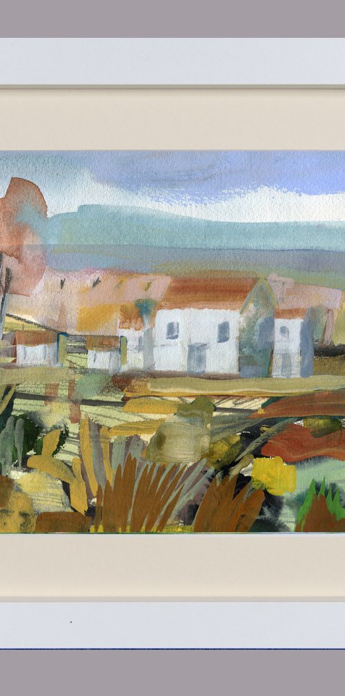 Limestone Farmhouse by Elizabeth Anne Fox