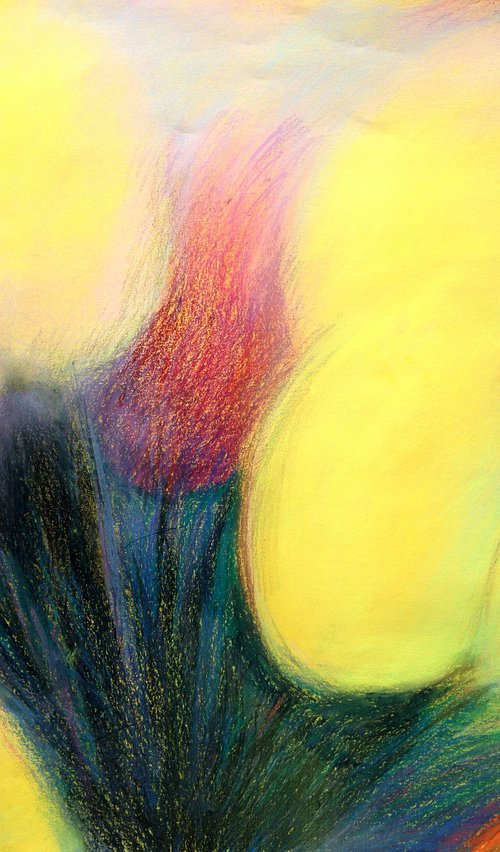 Tulips Yellow by Rakhmet Redzhepov