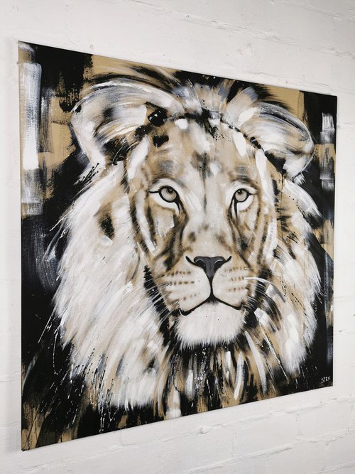 Lion #23 - Series BIG CAT by Stefanie Rogge