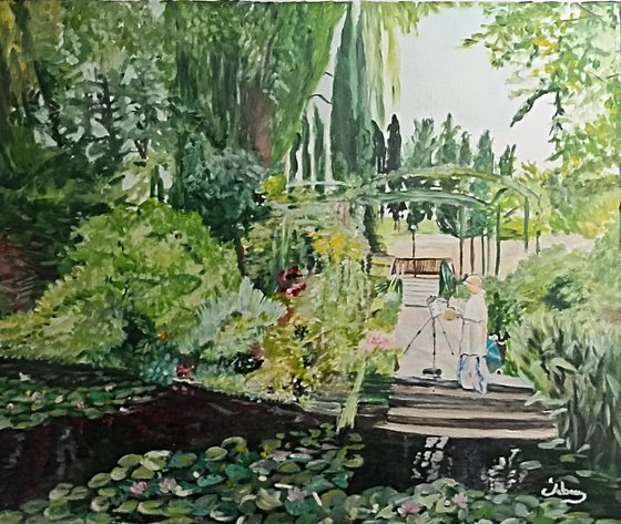 In the garden