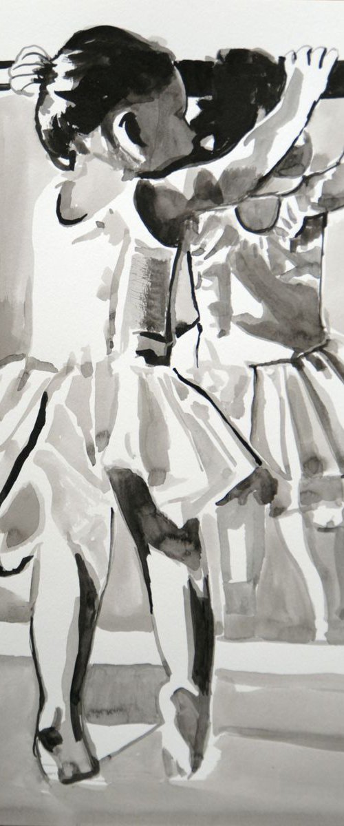 Little ballerina ID / 42 X 29.7 cm by Alexandra Djokic