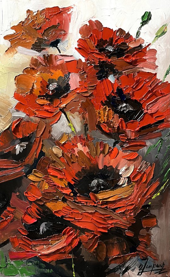 Fiery Poppies