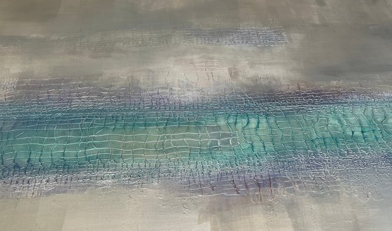 Silver Crocodile Skin Texture