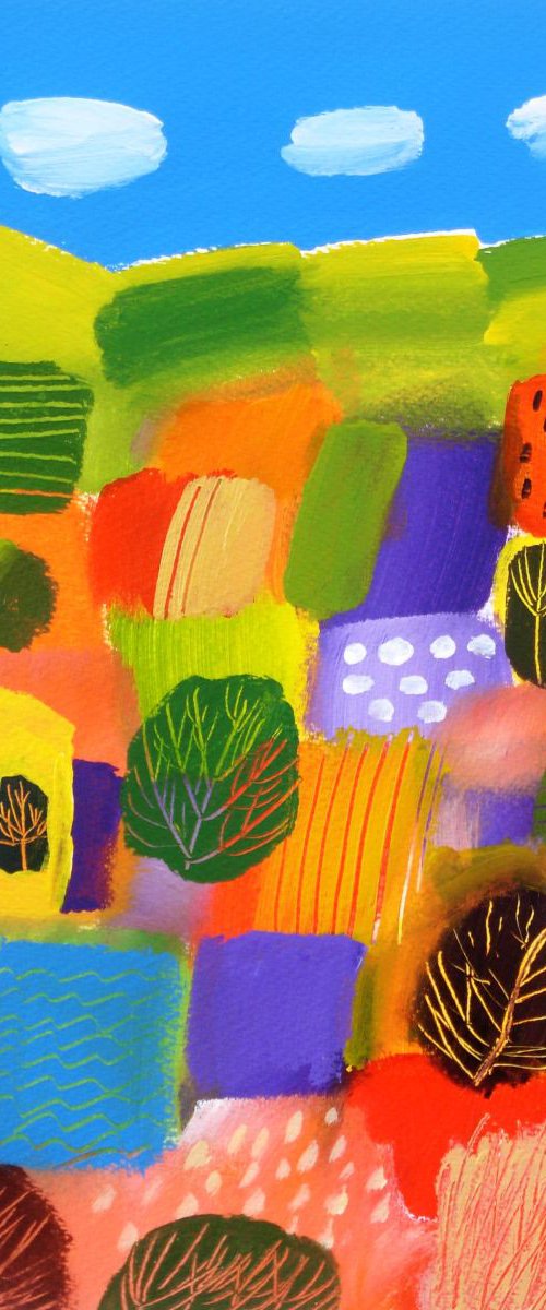 Summer Landscape 4 by Jan Rippingham