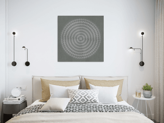 Sphere on a gray background