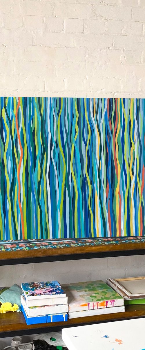 Sydney Funk - 152 x 76cm acrylic on canvas by George Hall