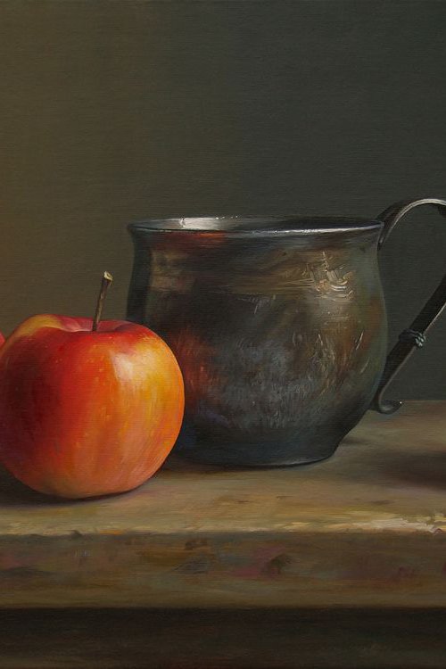 Three apples by Albert Kechyan