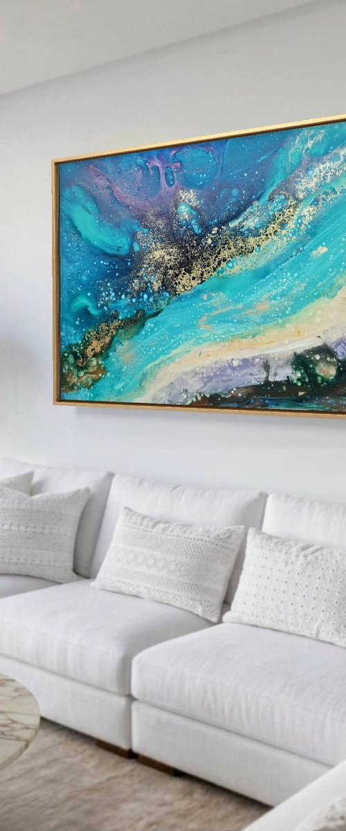 Sapphire Waves by Eleni Denart