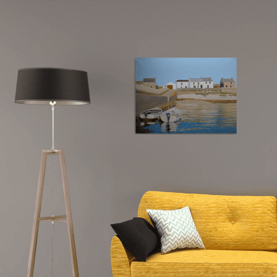 Boats at Inishbofin Pier, Donegal