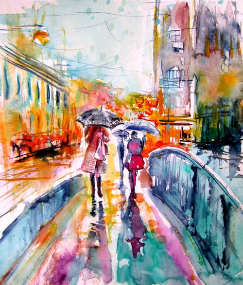 Rain in the city by Kovács Anna Brigitta