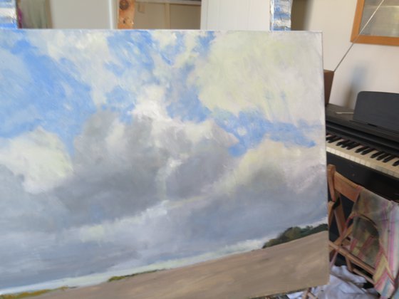 Clouds above the Wolds