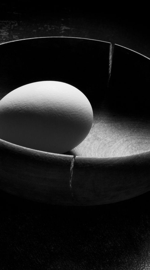 Still life #350 (Cracked Bowl) by Robert Tolchin