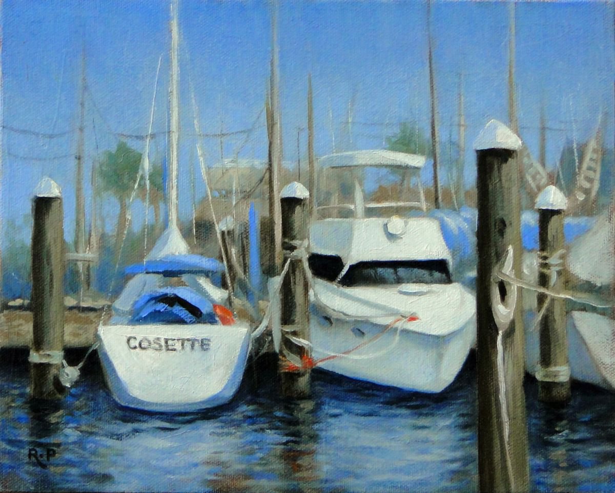 Impressionistic Landscape Oil Painting By Rick Paller, 10 X 8", Cosette, Original Artwork