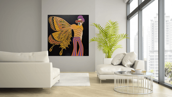 The monarch wing