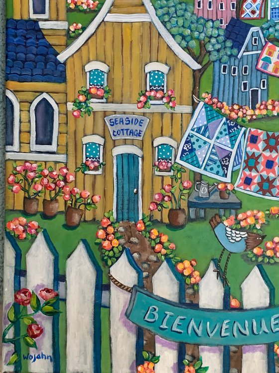 Seaside Cottage and Quilts