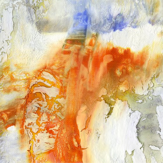 Mystical Moments 7 - Textural Abstract Painting  by Kathy Morton Stanion