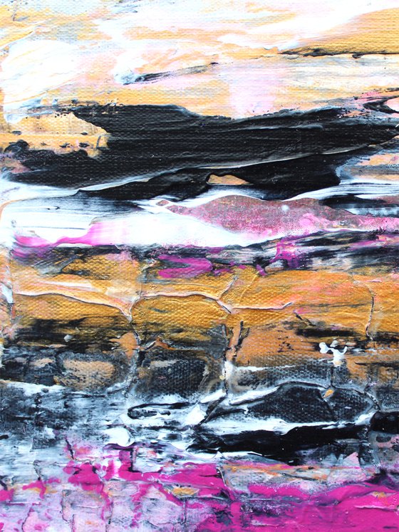 Pink Tidal Flow (Framed)