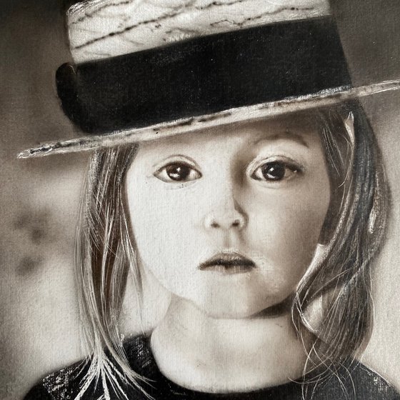 Photorealistic portrait of a girl