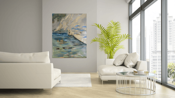 Quiet Waters at the Cliffside