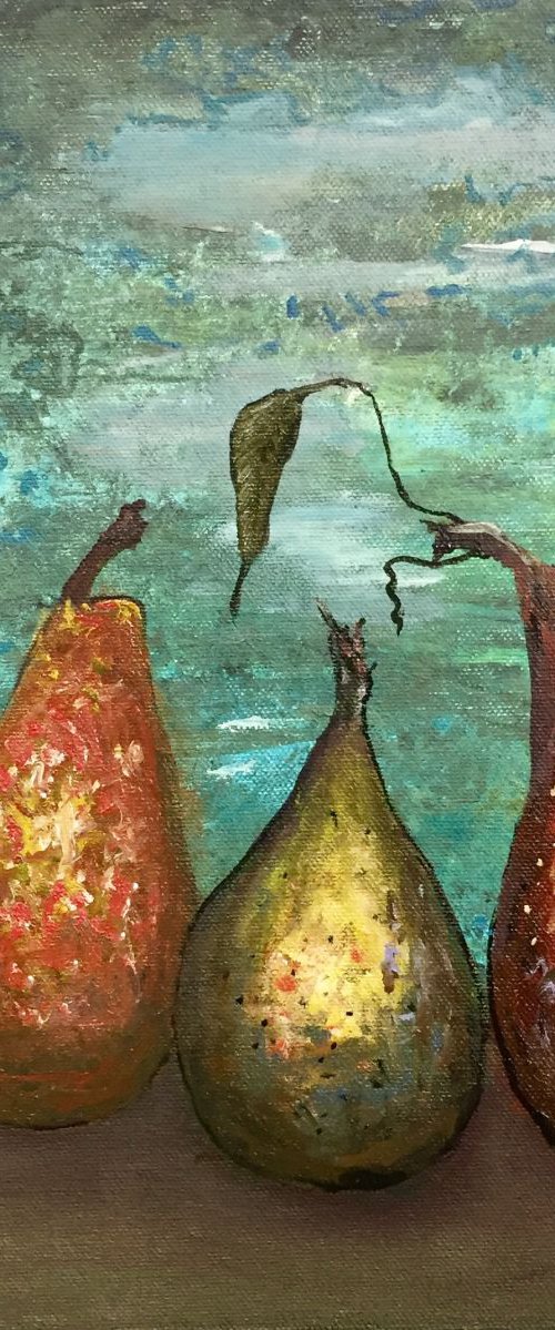 The 4 pears by Elisabetta Mutty