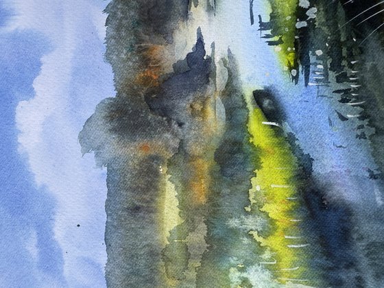 Morning by the river