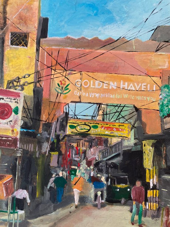 A Street In Delhi