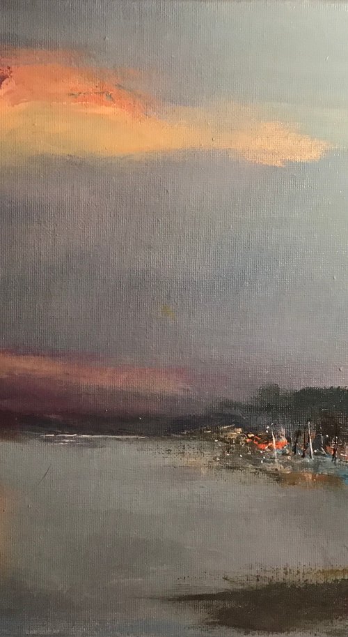 Lights Of The Harbour by Maxine Anne Martin