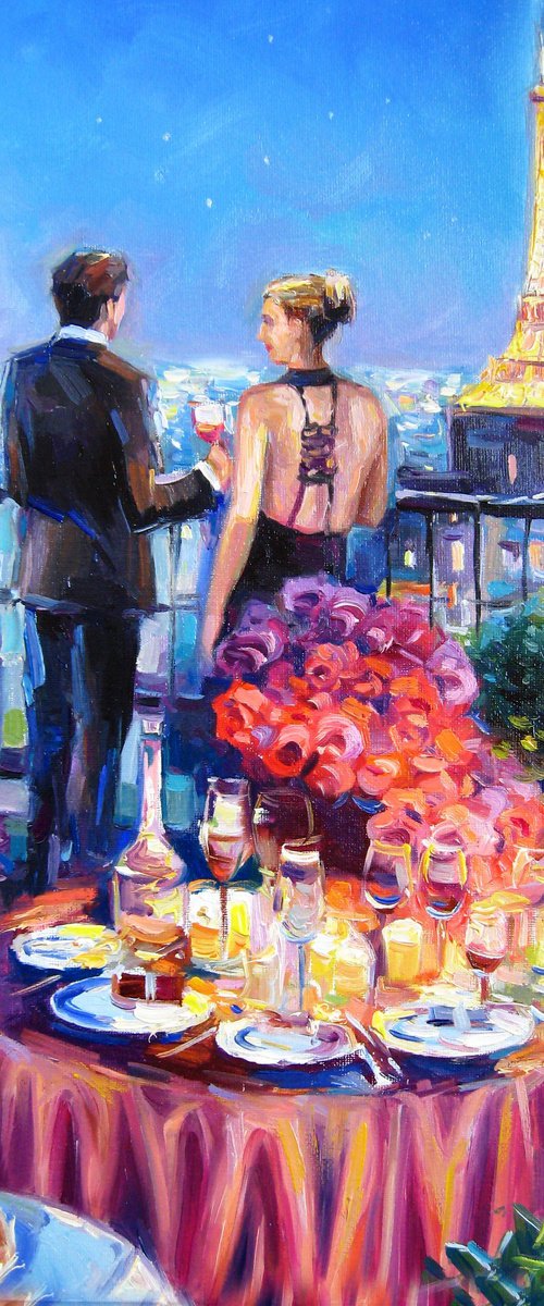 Romance in Paris by Vladimir Lutsevich