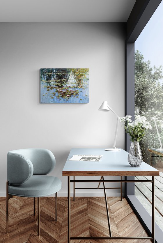 White Water Lilies Pond