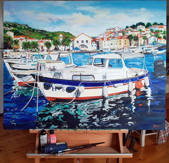BOATS AT SEA