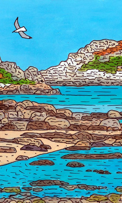 "Cromwell's castle from Bryher, Isles of Scilly" by Tim Treagust