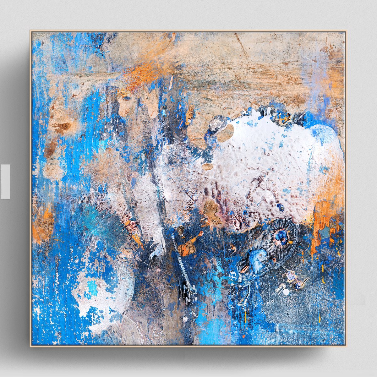 Organic Abstract Giclee Print By Adriano Ribeiro, 13 X 13, Liiive Ohm, Original Artwork