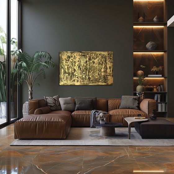 Gold Leaf 110x60x2 cm