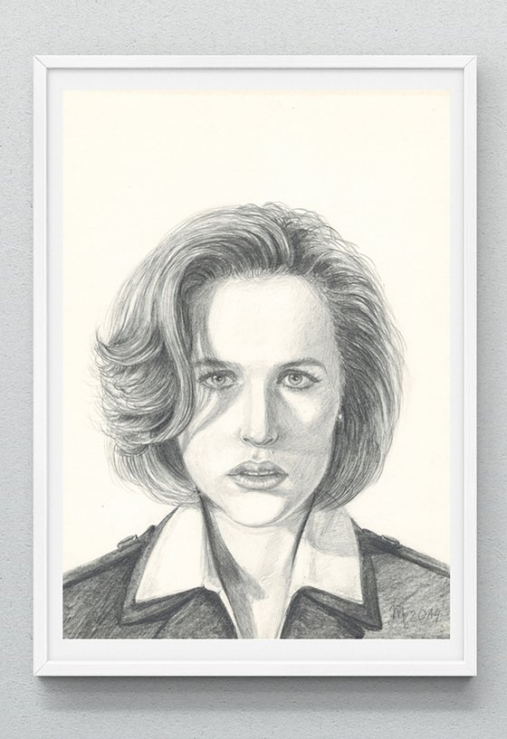 Portrait of Gillian Anderson