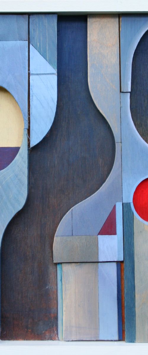 Vertical Composure (Relief Construction) by Liam Hennessy