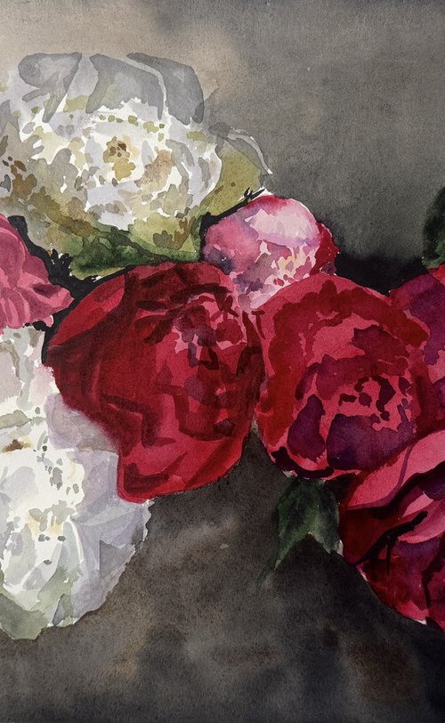Whisper of Peonies by Oksana Esin Golgeli