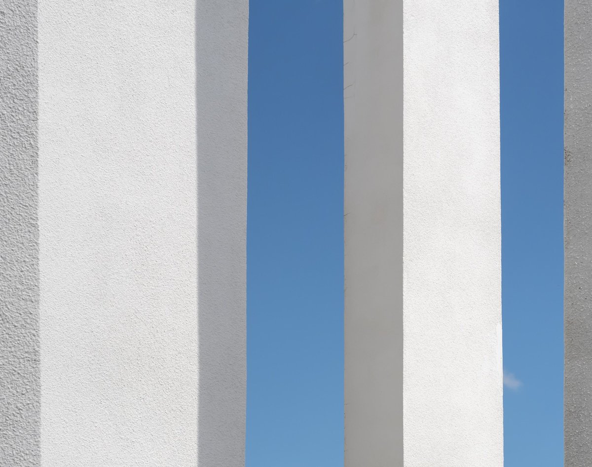 Geometric Cityscapes Photograph By Lionel Le Jeune, 24 X 18", Sans Titre - Composition, Original Artwork