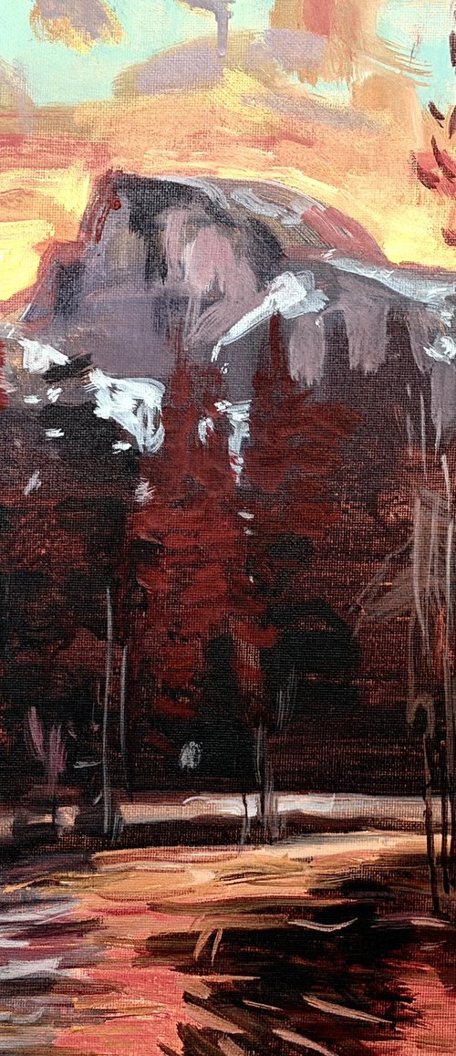 Twilight Enters the Valley by Paul Cheng