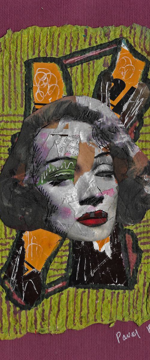 Abstract Marlene Dietrich #6 by Pavel Kuragin