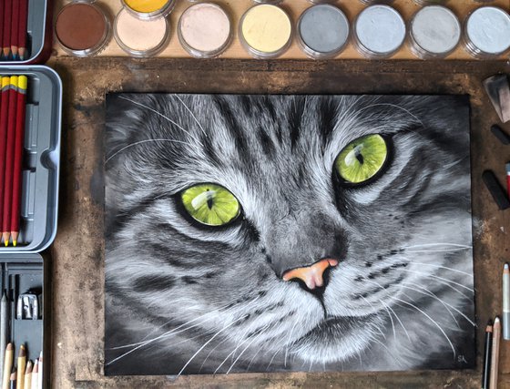 Cats Eyes VII  (Original Painting)
