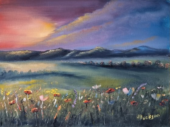 Sunset Wildflowers