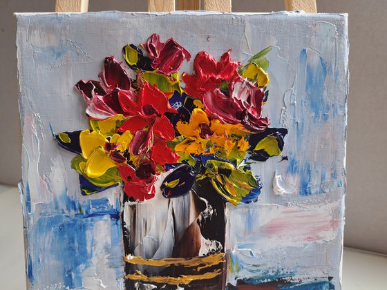 flowers in a vase still life