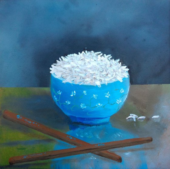 Gohan - still life with Japanese rice