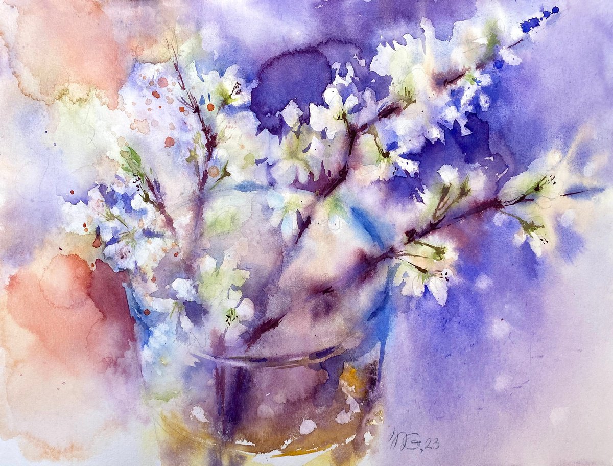 Cherry blossom by Natalia Galnbek