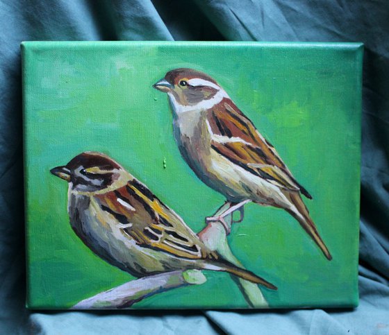 Two Sparrows